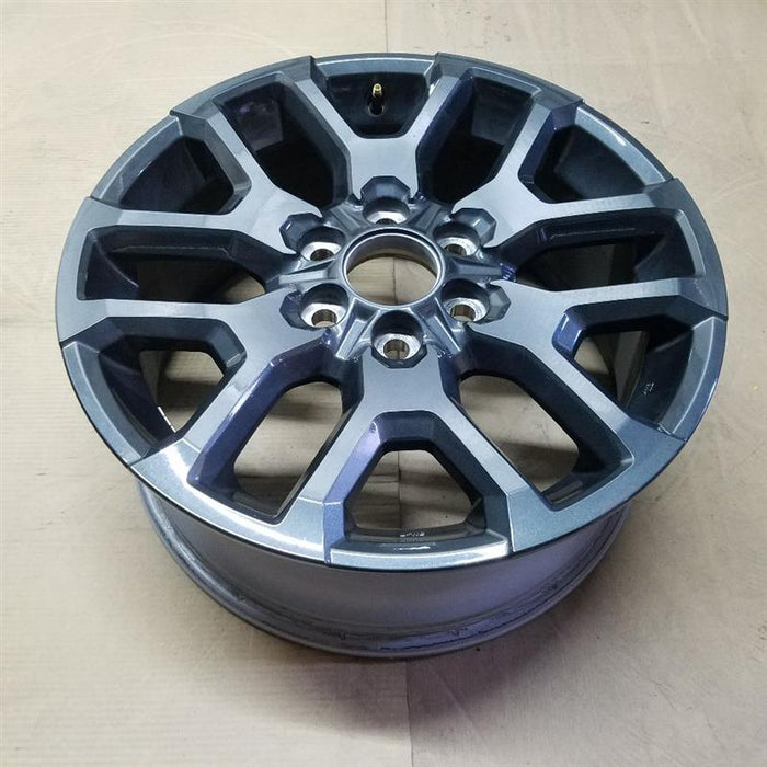 20" SEQUOIA 23 20x8, 6 Y spoke Original OEM Wheel Rim - CHARCOAL - Close-Up Detail
