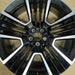 21" XC40 19-21 21x8.5 alloy 5 triple slot Original OEM Wheel Rim - Angle View