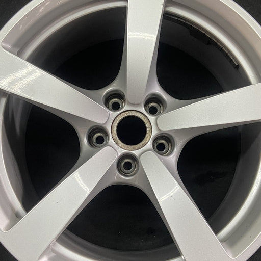 18" PORSCHE MACAN 15-18 18x9 5 individual spokes Original OEM Wheel Rim - Angle View