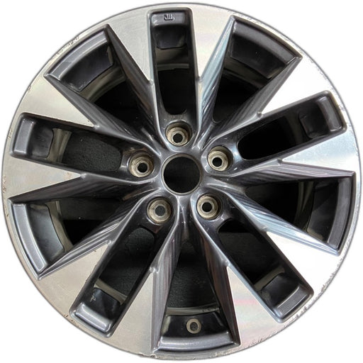 17" SENTRA 15 17x6.5 alloy 10 spoke split spoke SR Original OEM Wheel Rim - Front View