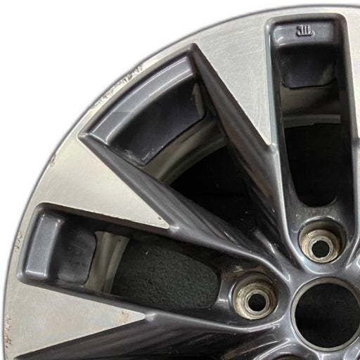 17" SENTRA 15 17x6.5 alloy 10 spoke split spoke SR Original OEM Wheel Rim - Angle View