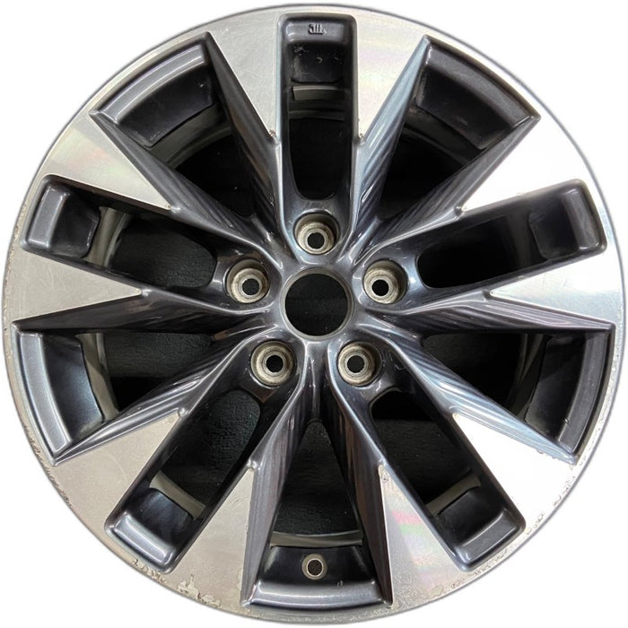 17" SENTRA 15 17x6.5 alloy 10 spoke split spoke SR Original OEM Wheel Rim - Front View