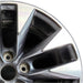 17" SENTRA 15 17x6.5 alloy 10 spoke split spoke SR Original OEM Wheel Rim - Side Profile