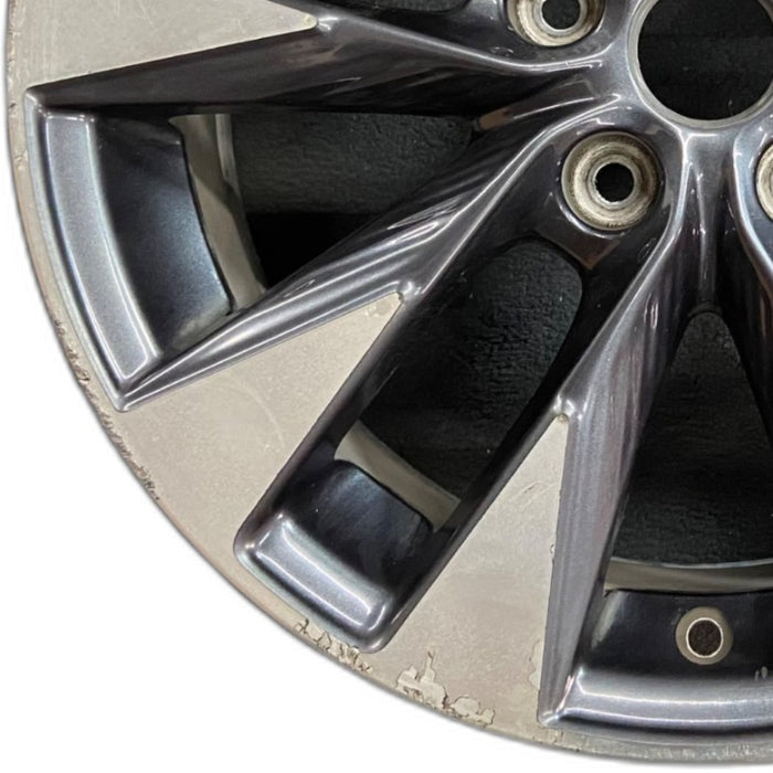 17" SENTRA 15 17x6.5 alloy 10 spoke split spoke SR Original OEM Wheel Rim - Back View