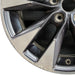 17" SENTRA 15 17x6.5 alloy 10 spoke split spoke SR Original OEM Wheel Rim - Back View