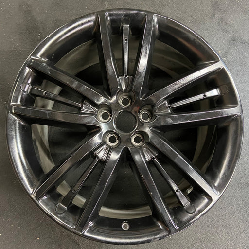 20" XK 09 , 20x9.5, 5 tri-spoke , silver Original OEM Wheel Rim - Angle View
