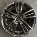 20" XK 09 , 20x9.5, 5 tri-spoke , silver Original OEM Wheel Rim - Angle View