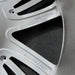 20" XK 09 , 20x9.5, 5 tri-spoke , silver Original OEM Wheel Rim - Back View