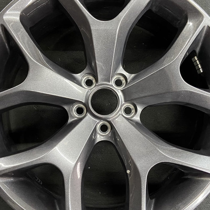 20" CHALLENGER 15-17 20x8 aluminum 5 Y spoke dark gray Original OEM Wheel Rim