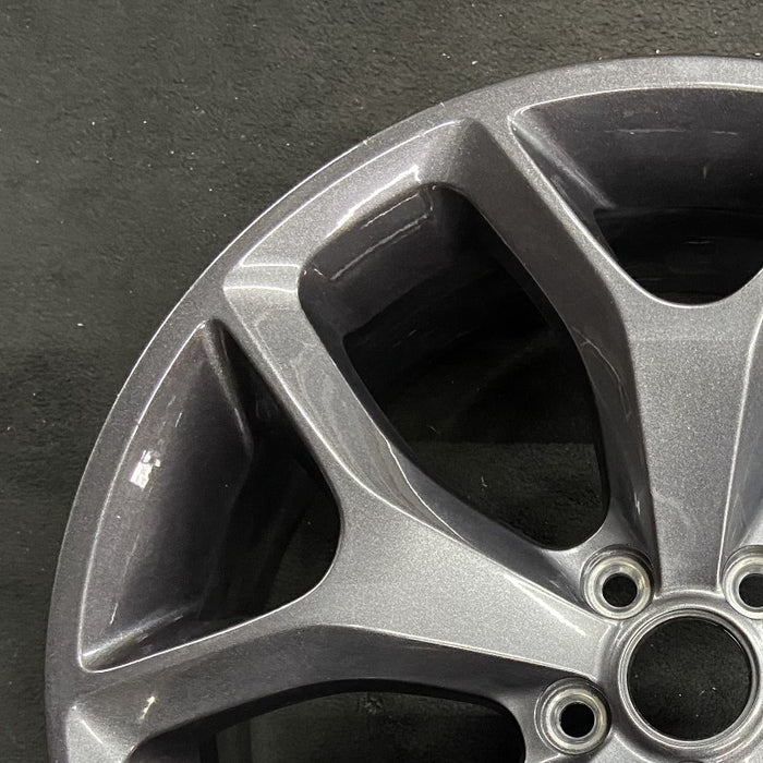 20" CHALLENGER 15-17 20x8 aluminum 5 Y spoke dark gray Original OEM Wheel Rim