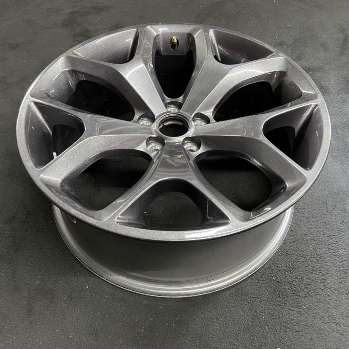 20" CHALLENGER 15-17 20x8 aluminum 5 Y spoke dark gray Original OEM Wheel Rim