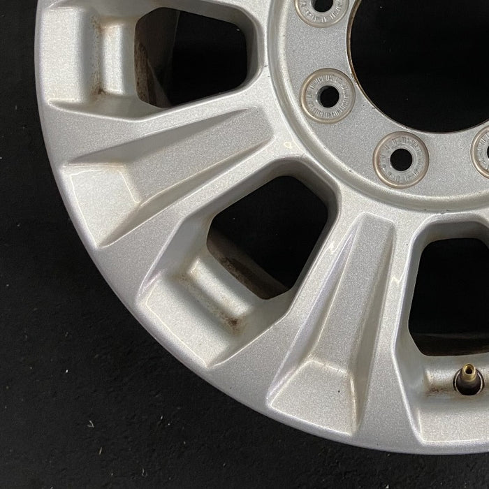 18" FORD F250SD PICKUP 20-22 18x8 aluminum 8 spoke silver Original OEM Wheel Rim - Additional View