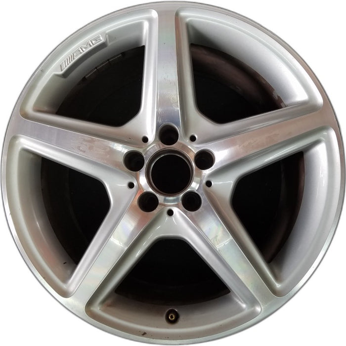 18" MERCEDES CLS-CLASS 12 218 Type; CLS550 AWD 18x9.5 AMG silver accents - Front View