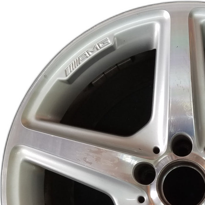 18" MERCEDES CLS-CLASS 12 218 Type; CLS550 AWD 18x9.5 AMG silver accents - Angle View