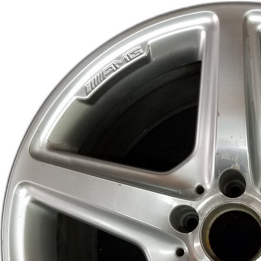 18" MERCEDES CLS-CLASS 12 218 Type; CLS550 AWD 18x9.5 AMG silver accents - Angle View