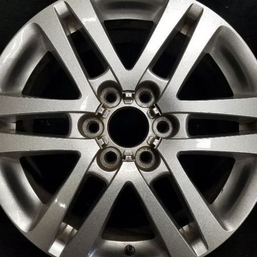 18" ENCLAVE 08-09 18x7.5 6 double spoke bright finish opt QS6 Original OEM - Angle View