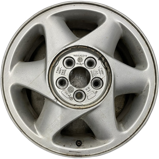 16" TAURUS 93 16x6 , paired , argent, R. Original OEM Wheel Rim - Front View