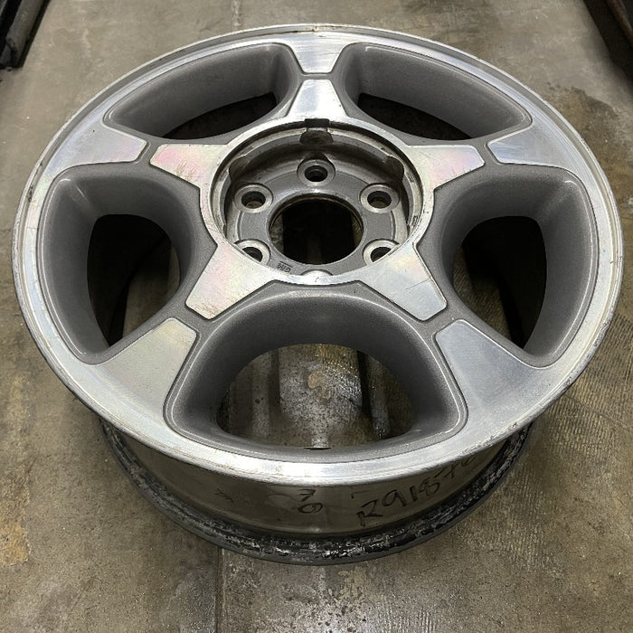 17" TRAILBLAZER 04-08 17x7 aluminum 5 spoke opt N75 Original OEM Wheel Rim