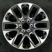 20" SEQUOIA 23-24 20x8, open spoke , machined face with black pockets Original - Angle View