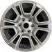 18" WAGONEER 22-24 18x8 6 open spoke polished Original OEM Wheel Rim - Front View