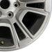18" WAGONEER 22-24 18x8 6 open spoke polished Original OEM Wheel Rim - Close-Up Detail