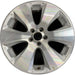 17" LEGACY 10-12 17x7 alloy 6 spoke machined face Original OEM Wheel Rim - Front View