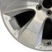17" LEGACY 10-12 17x7 alloy 6 spoke machined face Original OEM Wheel Rim - Back View