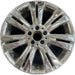 18" MERCEDES S-CLASS 09 221 Type; S550 18x8.5 7 split spokes Original OEM Wheel - Front View
