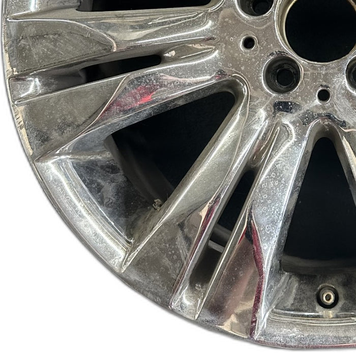 18" MERCEDES S-CLASS 09 221 Type; S550 18x8.5 7 split spokes Original OEM Wheel - Back View