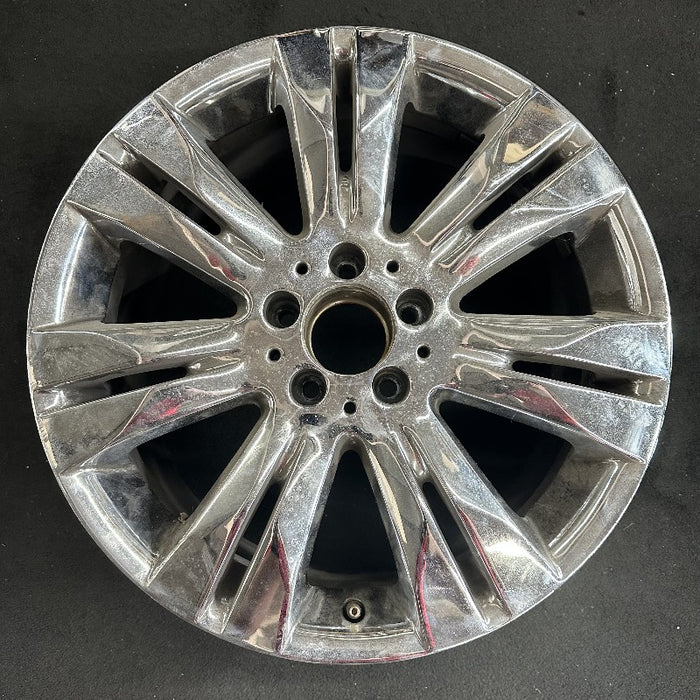 18" MERCEDES S-CLASS 09 221 Type; S550 18x8.5 7 split spokes Original OEM Wheel - Additional View