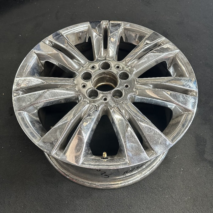 18" MERCEDES S-CLASS 09 221 Type; S550 18x8.5 7 split spokes Original OEM Wheel - View 8