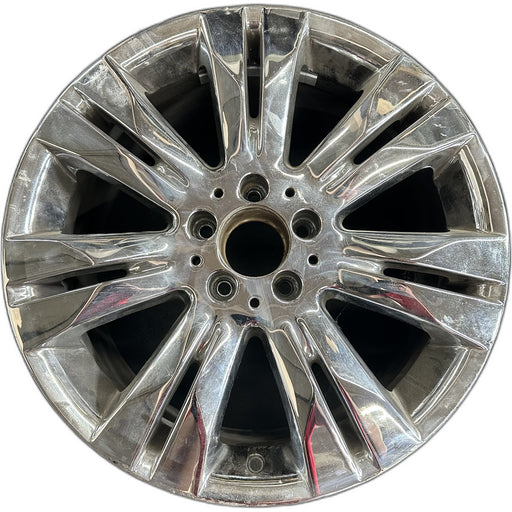 18" MERCEDES S-CLASS 09 221 Type; S550, 18x8.5 Original OEM Wheel Rim - Front View
