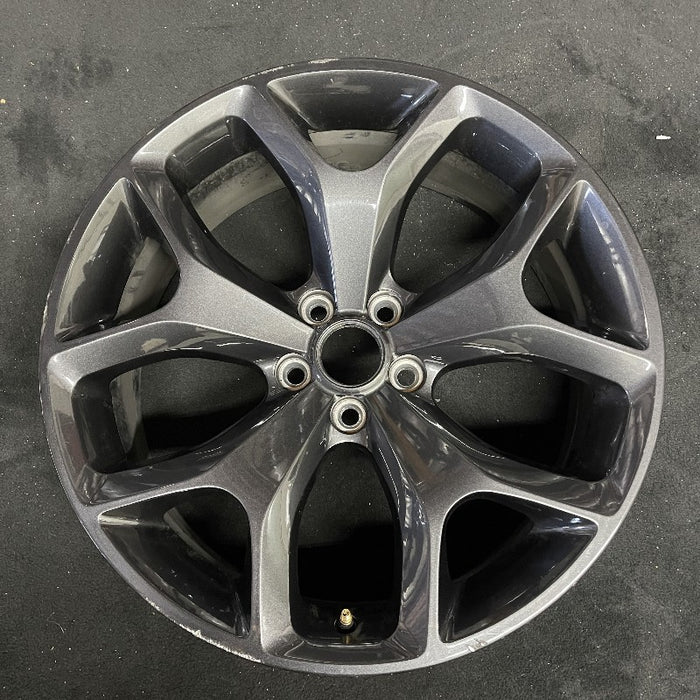 20" CHALLENGER 15-17 20x8 aluminum 5 Y spoke dark gray Original OEM Wheel Rim