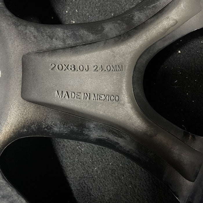 20" CHALLENGER 15-17 20x8 aluminum 5 Y spoke dark gray Original OEM Wheel Rim