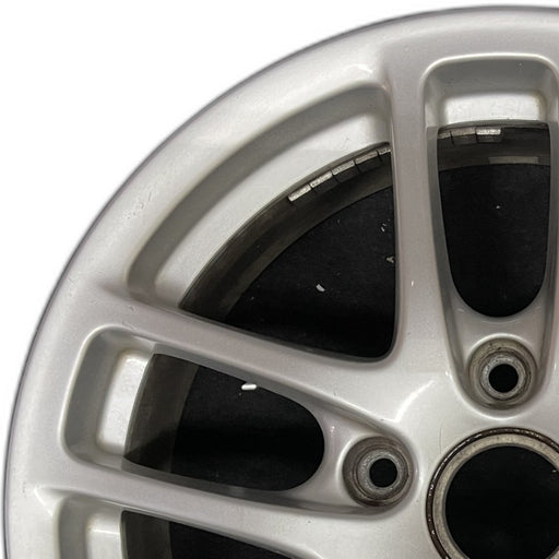 17" PORSCHE CAYMAN 08 17x6.5 5 double spoke Original OEM Wheel Rim - Angle View