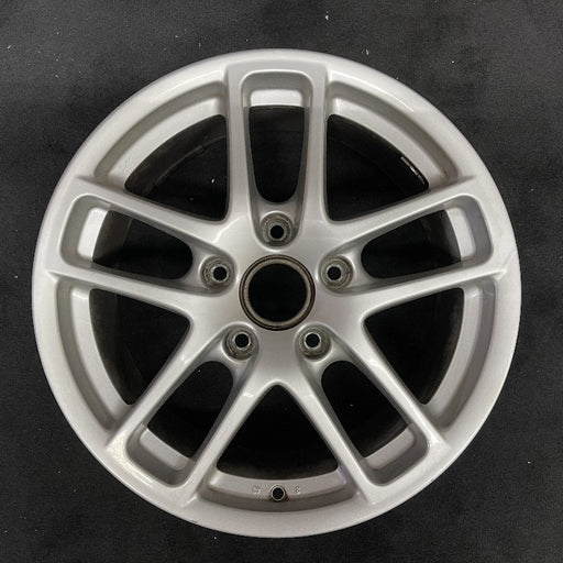 17" PORSCHE CAYMAN 08 17x8 5 double spoke Original OEM Wheel Rim - Front View