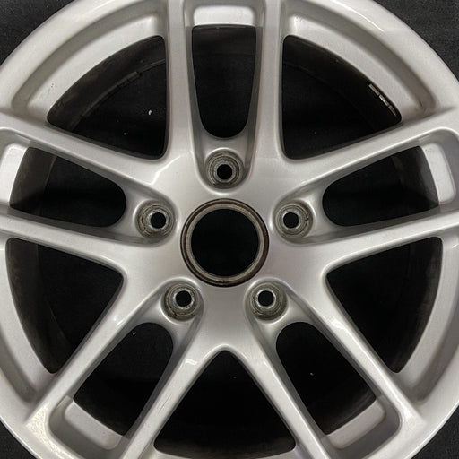 17" PORSCHE CAYMAN 08 17x8 5 double spoke Original OEM Wheel Rim - Angle View