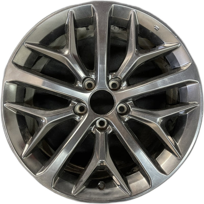 18" CIVIC 20-21 18x8 alloy w/o outer red accent; Y spoke design w/o machined - Front View