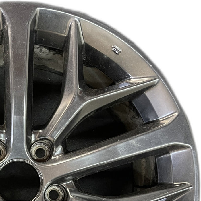 18" CIVIC 20-21 18x8 alloy w/o outer red accent; Y spoke design w/o machined - Side Profile