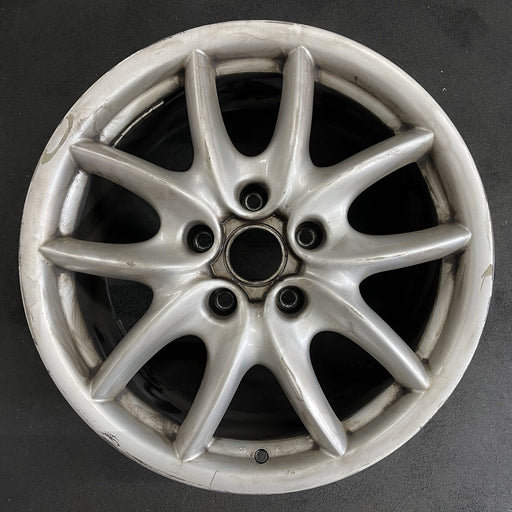 19" PORSCHE CAYENNE 05-06 19x9, 10 spoke Original OEM Wheel Rim - Angle View