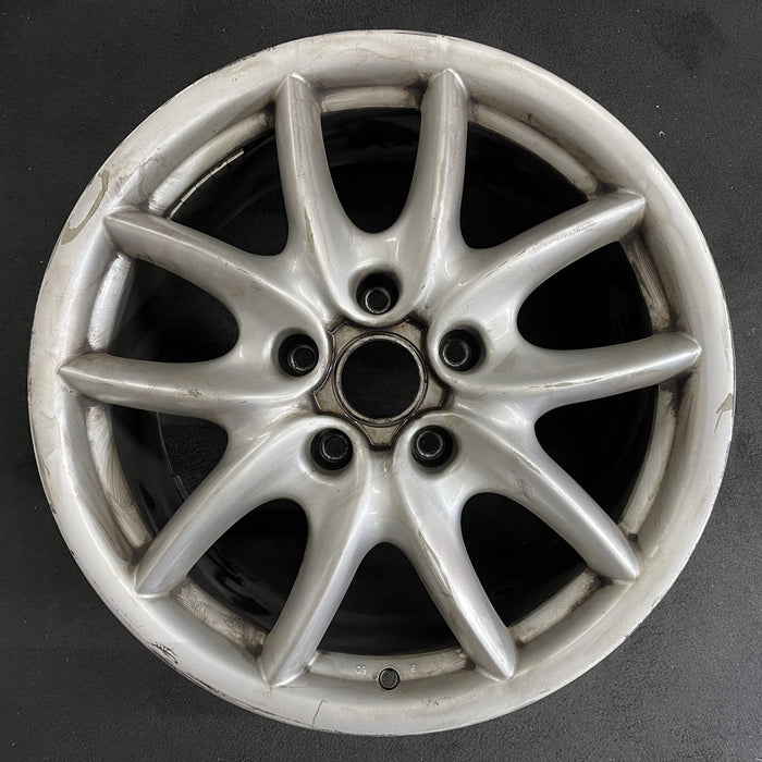 19" PORSCHE CAYENNE 05-06 19x9, 10 spoke Original OEM Wheel Rim - Angle View
