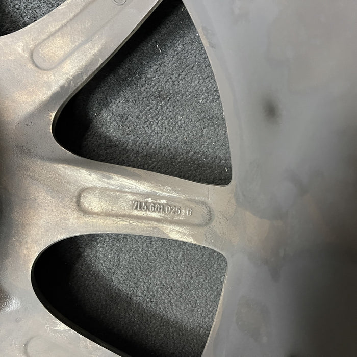 19" PORSCHE CAYENNE 05-06 19x9, 10 spoke Original OEM Wheel Rim - Back View