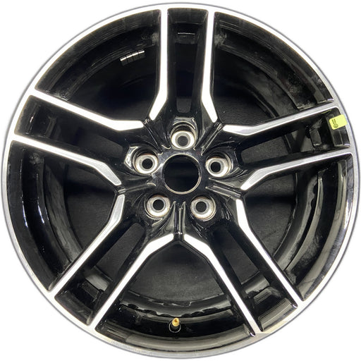 18" MUSTANG 18-23 18x8 , 10 spoke Original OEM Wheel Rim - Front View