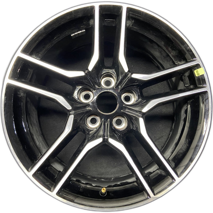 18" MUSTANG 18-23 18x8 , 10 spoke Original OEM Wheel Rim - Front View