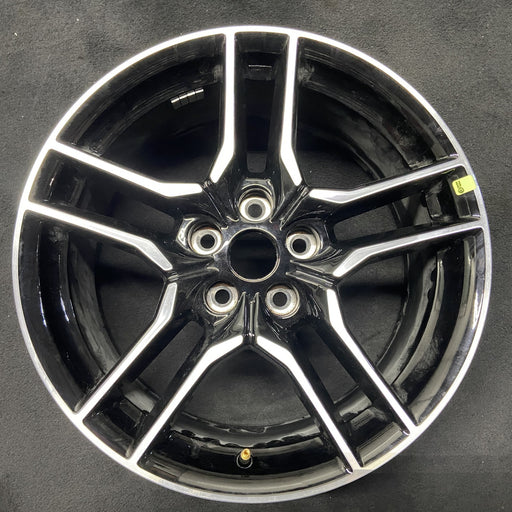 18" MUSTANG 18-23 18x8 , 10 spoke Original OEM Wheel Rim - Angle View