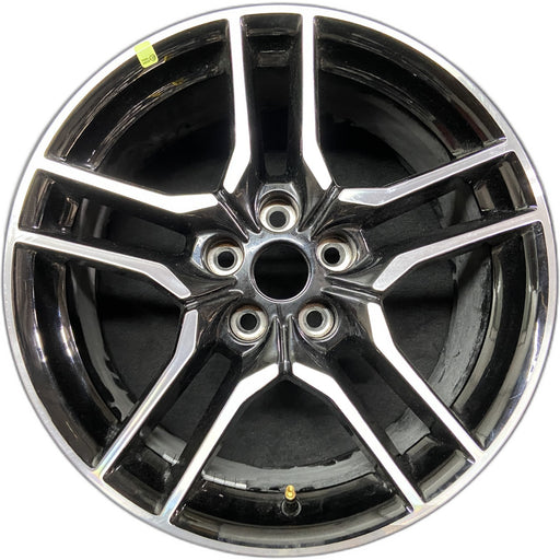 18" MUSTANG 18-23 18x8 , 10 spoke Original OEM Wheel Rim - Front View
