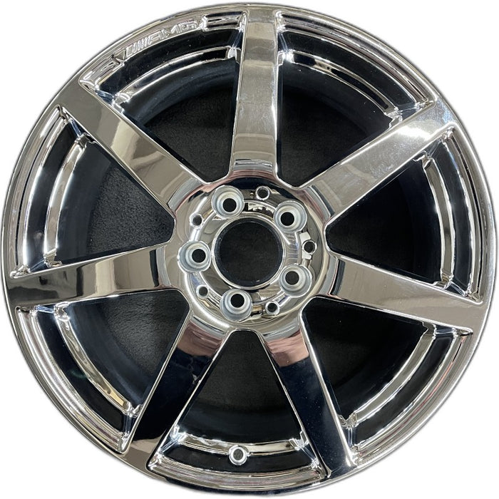 18" MERCEDES C-CLASS 12 204 Type; C250 18x8 7 spoke Original OEM Wheel Rim - Front View