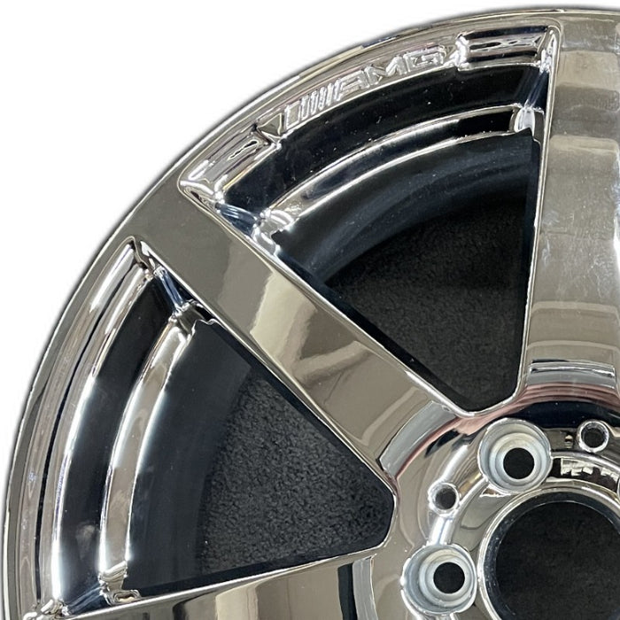 18" MERCEDES C-CLASS 12 204 Type; C250 18x8 7 spoke Original OEM Wheel Rim - Angle View