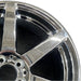 18" MERCEDES C-CLASS 12 204 Type; C250 18x8 7 spoke Original OEM Wheel Rim - Side Profile