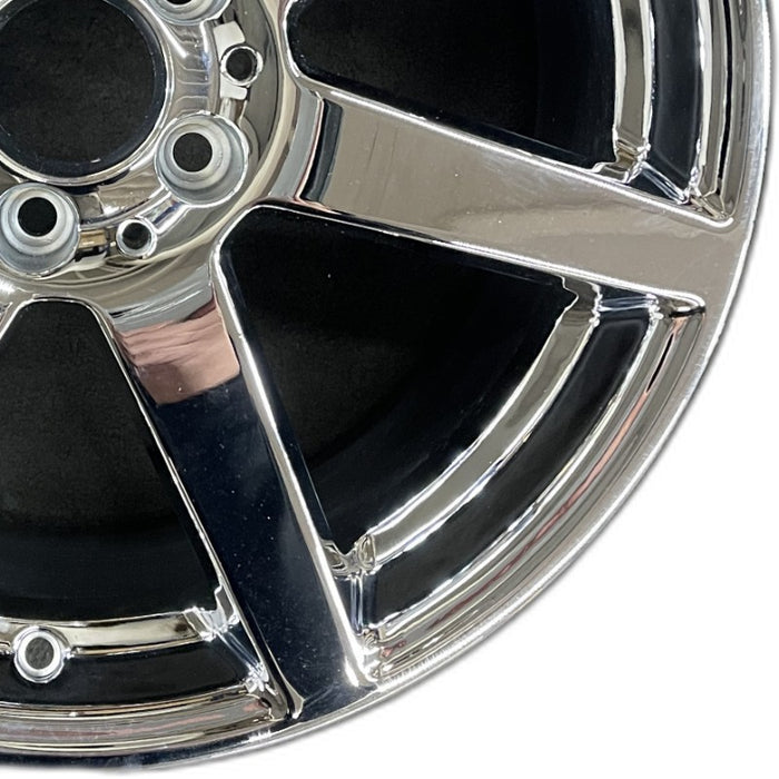 18" MERCEDES C-CLASS 12 204 Type; C250 18x8 7 spoke Original OEM Wheel Rim - Close-Up Detail